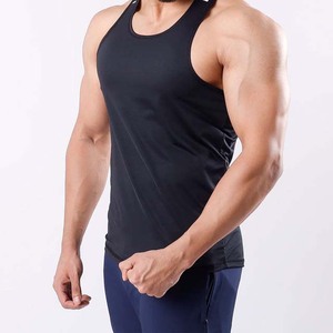 Camisetas sin Mangas para Hombre, Negras, de Secado Rápido, Color Sólido, Cuello Redondo, Ropa Deportiva Informal para Gimnasio, Material de Algodón/Poliéster, Camisetas de Verano para Hombre 2026 - Product Image 5