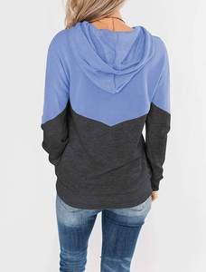 Nouveau design – Sweat-shirt à manches longues pour femme, impression sérigraphique, pour yoga et sport, avec logo personnalisé, coupe courte, demi-zip - Product Image 4