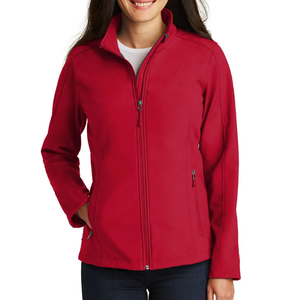 Women's Performance Softshell <b>Jacket</b> Water-Resistant Windproof Lightweight Athletic Outdoor Full Zip Sport Coat - Product Image 1
