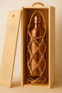 Nouvelle conception, bouteille originale en cuivre, étanche, écologique, avec revêtement anti-corrosion, pour adultes, usage au bureau, ayurvédique - Product Image 4