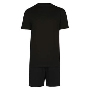 Ensemble T-shirt et short en coton délavé personnalisé pour homme – Survêtement 2 pièces en coton délavé à l'acide - Product Image 6
