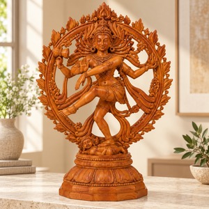 Estatua Artística de Netraj Hecha a Mano, Decoración Espiritual Tradicional India, Escultura Sagrada de Templo, Regalo Religioso Especial para Decoración del Hogar - Product Image 1
