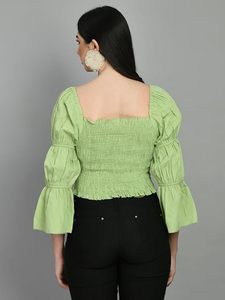 Women Western Wear Lightweight Casual <b>Top</b> Stylish Shirt Summer Fashion Outfit - Product Image 2