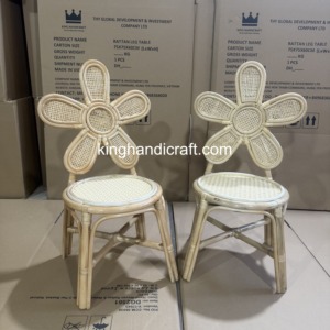 Chaise pour enfants en rotin faite à la main pour la location d'événements de mariage, la décoration de fêtes d'anniversaire, la photographie, vente en gros - Product Image 6