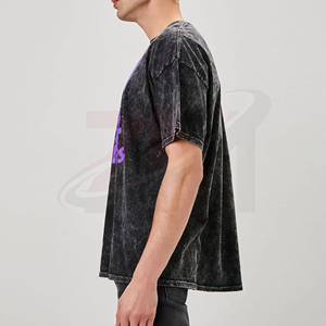 Camisetas de Algodón Orgánico para Hombre, Manga Corta, Diseño Liso, 100% Algodón, Cuello Redondo, Estilo Nuevo, Ropa Tejida - Product Image 4