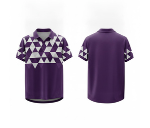 เสื้อยืดออกกำลังกายแบบสั้นระบายอากาศได้ดี พิมพ์ลายแบบซับลิเมชั่น สำหรับกีฬา |   ไซส์ผู้ชาย ผู้หญิง ผู้ใหญ่ |   น้ำหนักเบา แห้งเร็ว - Product Image 2