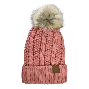 Bonnet d'hiver confortable à pompons pour homme et femme, idéal pour les tenues par temps froid, les voyages, la randonnée, le camping et un usage quotidien confortable - Product Image 3