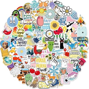 Autocollants d'anime et de dessins animés écologiques personnalisés en gros |   Autocollants en vinyle PVC découpés avec précision |   Finition brillante imperméable |   UV - Product Image 3