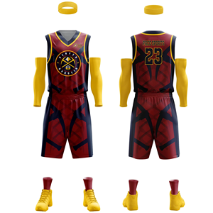 Uniformes de Baloncesto Sublimados Reversibles Personalizados al por Mayor, Tallas Grandes, Transpirables, Antibacterianos, 100% - Product Image 6