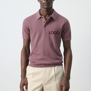 Camiseta Casual de Manga Corta para Hombre, Moderna, con Cuello Camisero y Cierre de Botones, con Logotipo Personalizado, Material Suave, Precio Económico - Product Image 1