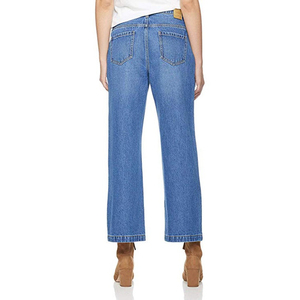 Nouveau Jean Décontracté en Denim Respirant de Haute Qualité pour Femmes, Couleur Unie, Grande Taille, Vente en Gros 2026, OEM - Product Image 3