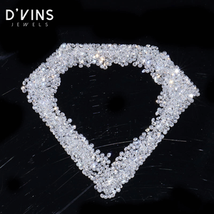 เพชรแท้เพาะเลี้ยงในห้องปฏิบัติการ D'vins Jewels รูปทรงกลมเจียระไนแบบบริลเลียนท์ ขนาด 3 มม. 0.1 กะรัต สี D ความสะอาด VVS แหล่งกำเนิดเมืองสุราษฎร์ สำหรับทำเครื่องประดับ - Product Image 2