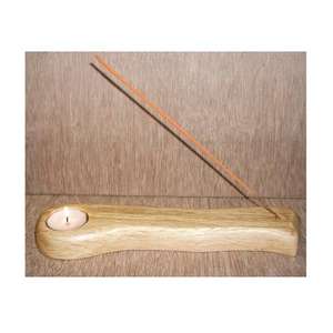 Porta Incienso Portátil y Duradero de Bambú Natural para Meditación, Decoración y Uso Terapéutico - Product Image 4