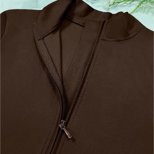 Mono Deportivo de Manga Larga con Cierre Frontal para Yoga, Mono Deportivo para Mujer, Ropa Deportiva Ajustada para Gimnasio, Entrenamiento, Fitness, Personalizable - Product Image 5