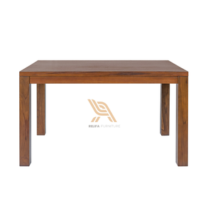 โต๊ะอาหารไม้เนื้อแข็งดีไซน์ทันสมัยคุณภาพสูง พร้อมโครงไม้สัก สำหรับเฟอร์นิเจอร์บ้าน - Product Image 1