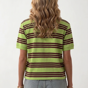 Camiseta Polo Flexible y Elegante de Manga Corta, Estilo Moderno para Actividades al Aire Libre, Camiseta Polo de Verano - Product Image 2