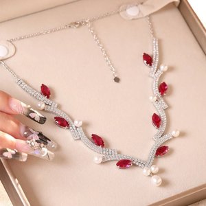 Collier de créateur pour femme en moissanite, chaîne à maillons en argent sterling 925, style hip-hop luxueux et étincelant, serti en canal, cadeau personnalisé - Product Image 5