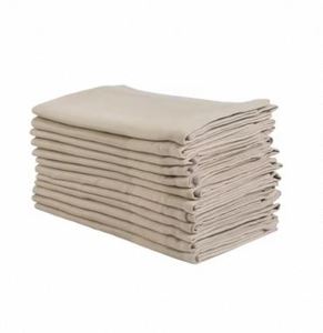 Serviettes de table en tissu satiné durable avec bordure, réutilisables, écologiques, lavables, en lin pour la salle à manger - Product Image 2