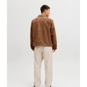 Blousons Bomber Personnalisés de Haute Qualité, Manteaux en Daim Brodés, Vente en Gros, Nouveau Style 2026, Doudoune Décontractée pour Homme Hiver - Product Image 6