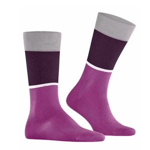 Men's Crew <b>Socks</b> Purple Gray <b>Black</b> Knitted Solid Color Daily Wear Regular Style in best sale 2026 - Product Image 6