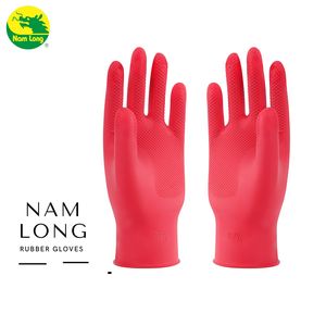 Les longs gants en caoutchouc Nam offrent un confort supérieur pendant les travaux ménagers quotidiens - Product Image 2
