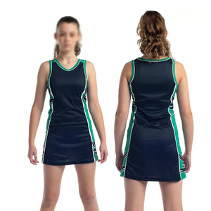Wholesale Netball Uniform Dress Made to Order Customized Sleeveless Print Women Girls Netball Uniform - Product Image 4