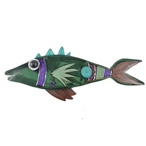 Panneau mural moderne en bois d'acacia flotté, fait main, pour école de poissons - Vente en gros - Product Image 5