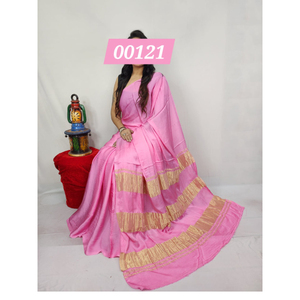 Indian Traditional Bandhani Silk <b>Saree</b> for Women Hand Dyed Tie Dye Ethnic <b>Saree</b> <b>Blouse</b> Piece Wedding Festive Wear All - Product Image 1