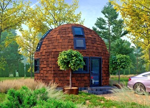 ชุดโครงสร้างโดมไม้สำเร็จรูป MOON HOUSE ขนาดเส้นผ่านศูนย์กลาง 20 ฟุต พร้อมจัดส่งฟรี - Product Image 1