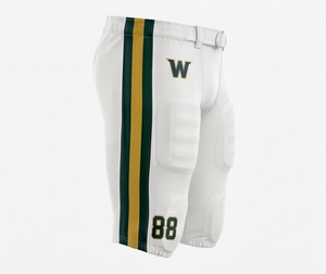 เสื้อฟุตบอลอเมริกันชาย แขนกุด สีทองเขียว ระบายเหงื่อได้ดี ทรงปกติ สำหรับผู้ใหญ่ ชุดทีม - Product Image 4