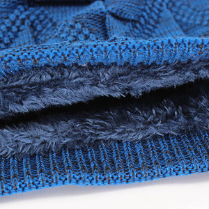 Custom Embroidery Rhinestone Logo <b>Winter</b> Knitted Beanie Soft Polyester/Cotton High Quality Unisex Outdoor/SKI Street Style Zabex - Product Image 3