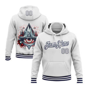 Custom Christmas Hoodie Men's Red Reindeer Tree Pattern Personalized Name Number Sublimation Print Winter Casual Sweatshirt - Product Image 4