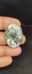 Colgante de ágata natural al por mayor con bisel ranurado para collar, dijes de howlite - Product Image 4