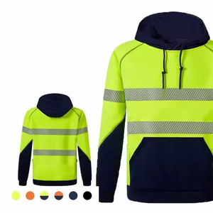 Sudadera de Seguridad Reflectante LED Impermeable de Alta Visibilidad con Logotipo Personalizado OEM ODM, Clase 3 ANSI, para Trabajos de Construcción para Hombre - Product Image 3