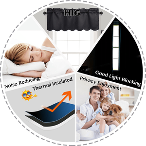 2 <b>Panels</b> Blackout <b>Window</b> Treatments Curtains & Valances - Product Image 4