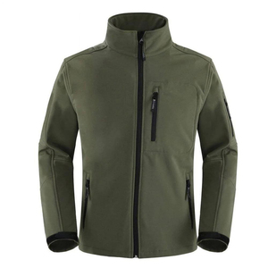 Veste softshell tendance pour homme avec logo personnalisé, nouveau style, tissu en toile enduite pour les activités de plein air - Product Image 2
