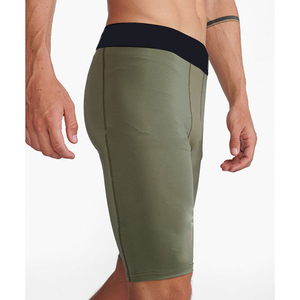 <b>Mens</b> <b>Compression</b> <b>Shorts</b> Athletic Performance Stretch Fabric Breathable Moisture Wicking Training Gym Wear Reasonable <b>Men</b> <b>Shorts</b> - Product Image 2
