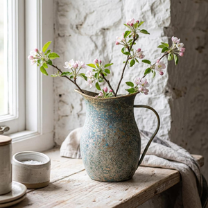 Florero Decorativo de Hierro Metálico para Decoración del Hogar y Comercial, Hecho a Mano, Duradero, Ligero y Resistente al Óxido, para Mesa - Product Image 2