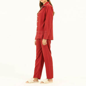 Vêtements de nuit pour femmes en coton, vente directe d'usine, couleur unie, légers, pour l'été, durables, fabriqués au Pakistan, taille personnalisée, service OEM - Product Image 3