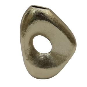 Jarrón Decorativo de Plata Estilo Francés, Maceta para Plantas Artificiales, Precio al por Mayor, Decoración Moderna para el Hogar, Jarrones de Aluminio 2026 - Product Image 1