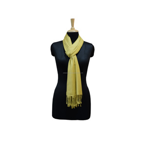 Olive Green Viscose <b>Pashmina</b> <b>Shawl</b> Lightweight Custom Colors for Winter Warm Wear Low MOQ with Logo Customization - Product Image 1