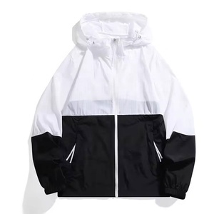 High Quality Hooded <b>Canvas</b> Windbreaker <b>Jacket</b> Casual Oversized Winter Durable Breathable Sporty Zipper Closure Spring Casual - Product Image 1