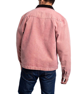 <b>Men's</b> 100% Cotton Canvas <b>Jacket</b> for Winter and Autumn High Street Style Hooded Outdoor <b>Jacket</b> OEM Service Available - Product Image 4