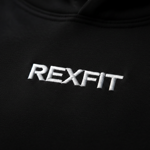 Rexfit Sports Custom Embroidery Printed Zip Hoodie <b>Thick</b> <b>Fleece</b> Acid Wash Streetwear Factory Supply Full Zipper Hoodies OEM - Product Image 5