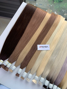 Precio al por mayor Extensiones de cabello humano Remy virgen a granel Onda natural Proveedores vietnamitas Todos los colores por Nasa Hair 100Gram 70cm - Product Image 2