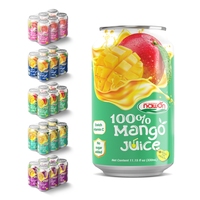 Nawon Jus de mangue 100% pur, vente en gros à bas prix, fabricant vietnamien de jus de fruits tropicaux en canettes aluminium de 330 ml, échantillon gratuit, OEM, faible MOQ