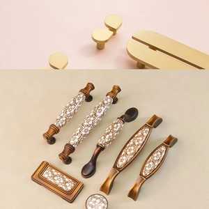 <b>Brushed</b> Gold Circular Door Handle Modern Satin Brass Interior Door Lever Zinc Alloy <b>Round</b> Backplate Luxury Home Hardware - Product Image 5