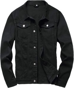 Men's Premium <b>Denim</b> <b>Jacket</b> Vintage Washed Cotton Button Front Casual Streetwear Fashion Outerwear <b>Custom</b> OEM ODM Wholesale Fit - Product Image 1