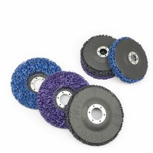 Precio al por mayor: Disco de limpieza de 5 pulgadas con carburo de silicio y tiras de nailon - Removedor de pintura y óxido (125 mm) - Product Image 1