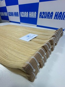 ผมต่อแบบยืดหยักศกทำจากผมมนุษย์แบบสองชั้นธรรมชาติแบบ100% มองไม่เห็น - Product Image 5